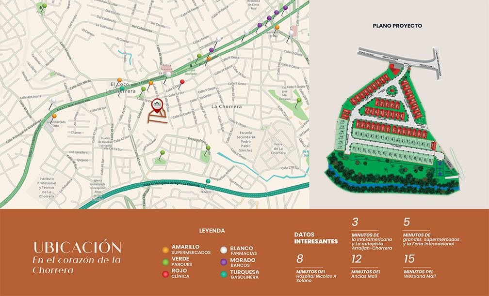 Mapa de ubicación de Residencial Los Laureles en La Chorrera